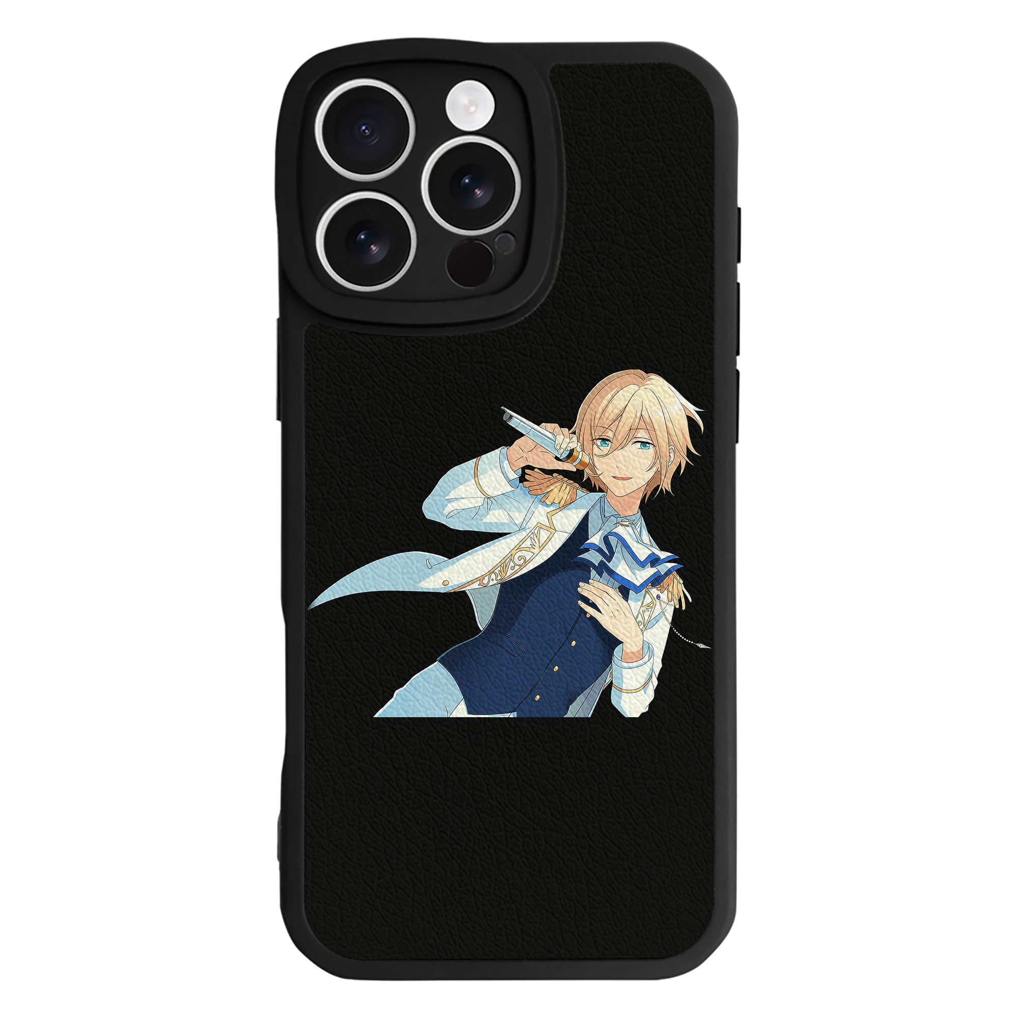 （画像用） あんさんぶるスターズ! Ensemble Stars 【iPhone 16シリーズ対応】シリコンスマホケース（レザー調） 材質：シリコン